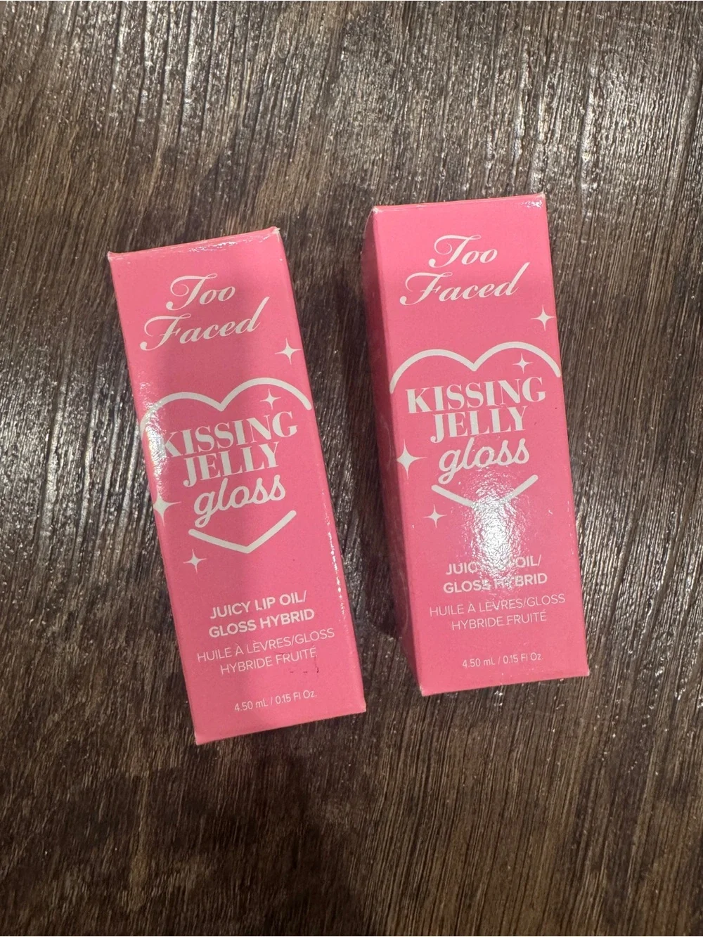 Too Faced KissToo Faced Kissing Jelly Gloss Lip Oil Hybrid Bubblegum /Grape Soda